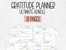 Load image into Gallery viewer, Gratitude Journal Printable Bundle