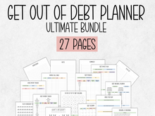 Load image into Gallery viewer, Debt Payoff Planner Bundle