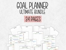 Load image into Gallery viewer, Goal Planner Printable Bundle