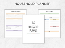 Load image into Gallery viewer, Household Planner Printables Bundle