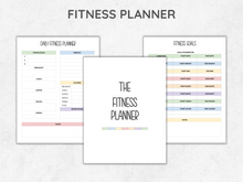 Load image into Gallery viewer, Fitness Planner Printable Bundle