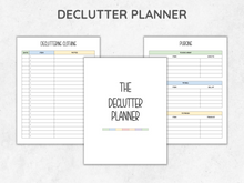 Load image into Gallery viewer, Declutter Planner Printable Bundle