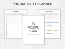 Load image into Gallery viewer, Productivity Planner Printable Bundle
