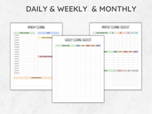 Load image into Gallery viewer, Cleaning Planner Printable Bundle
