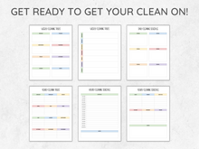 Load image into Gallery viewer, Cleaning Planner Printable Bundle