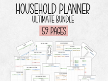 Load image into Gallery viewer, Household Planner Printables Bundle
