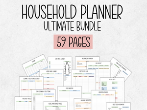 Household Planner Printables Bundle