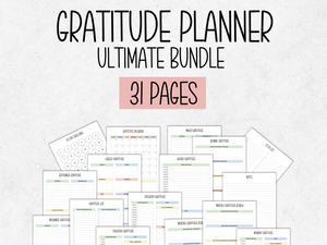 Gratitude Journal Printable Bundle