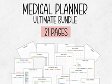 Load image into Gallery viewer, Medical Planner Printable Bundle
