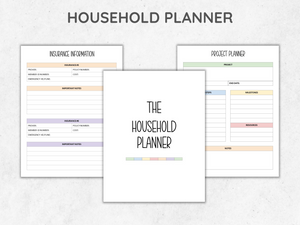 Household Planner Printables Bundle