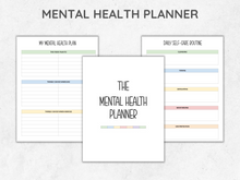 Load image into Gallery viewer, Mental Health Planner Printable Bundle
