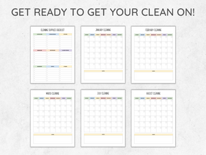 Cleaning Planner Printable Bundle